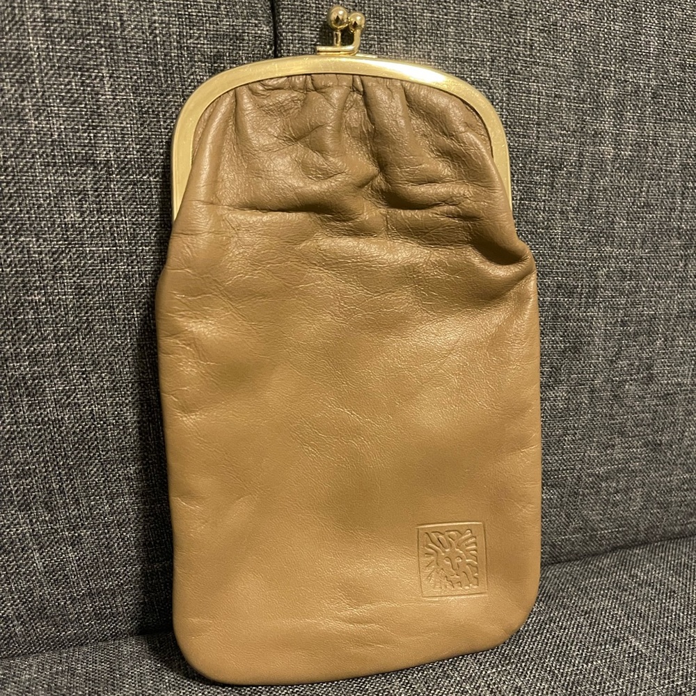 Vintage Anne Klein Leather Clutch Wallet